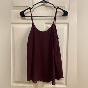 Maroon size small pink republic blouse